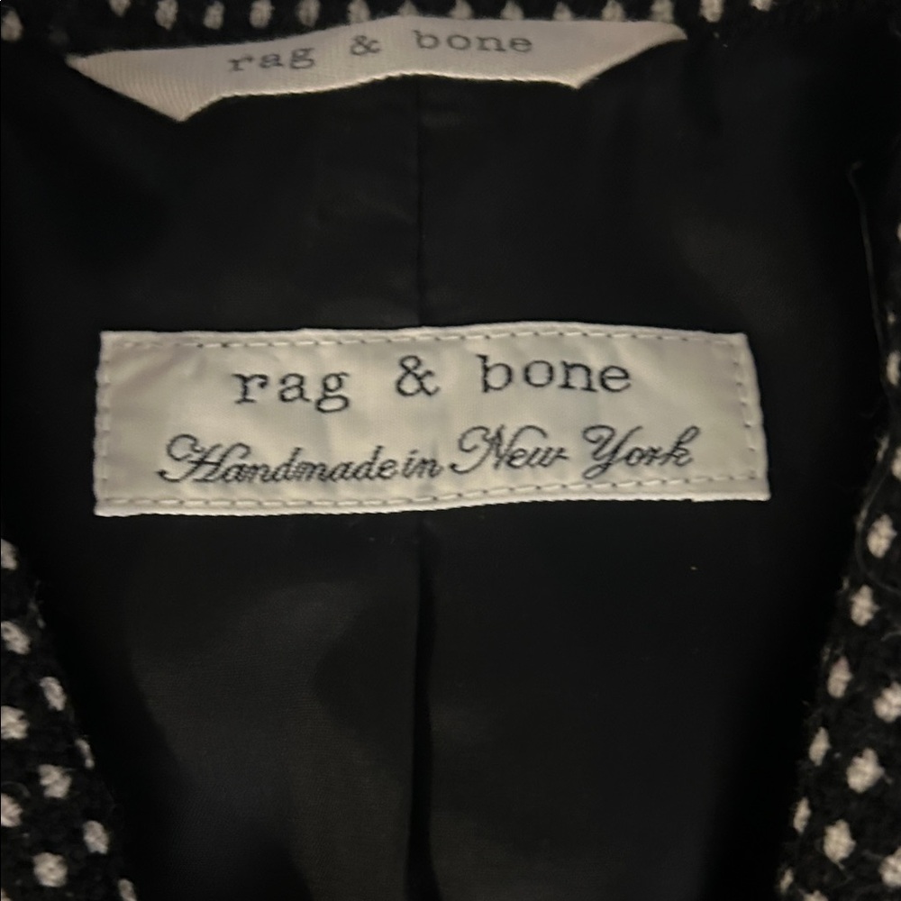 rag & bone Monochrome Checkered Blazer - Picture 2 of 8